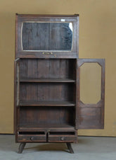 Indian Hand Carved Solid Wood Display Cabinet D63
